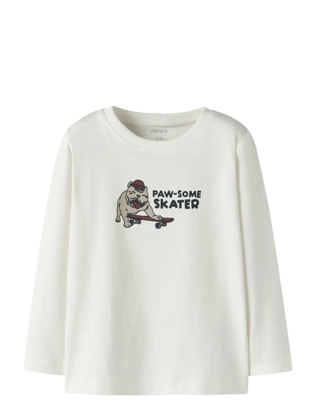 name it NMMVUX LS TOP - Överdelar - CLOUD DANCER / white