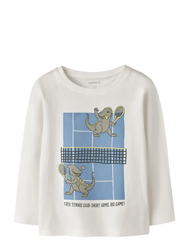 name it - NMMVUX LS TOP - langærmede t-shirts - cloud dancer - 0