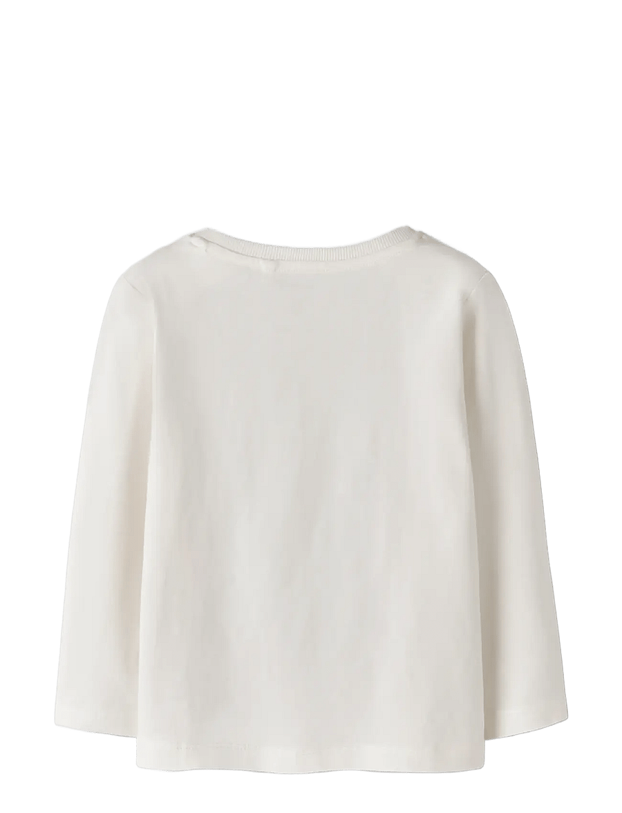 name it - NMMVUX LS TOP - langärmelig - cloud dancer - 1
