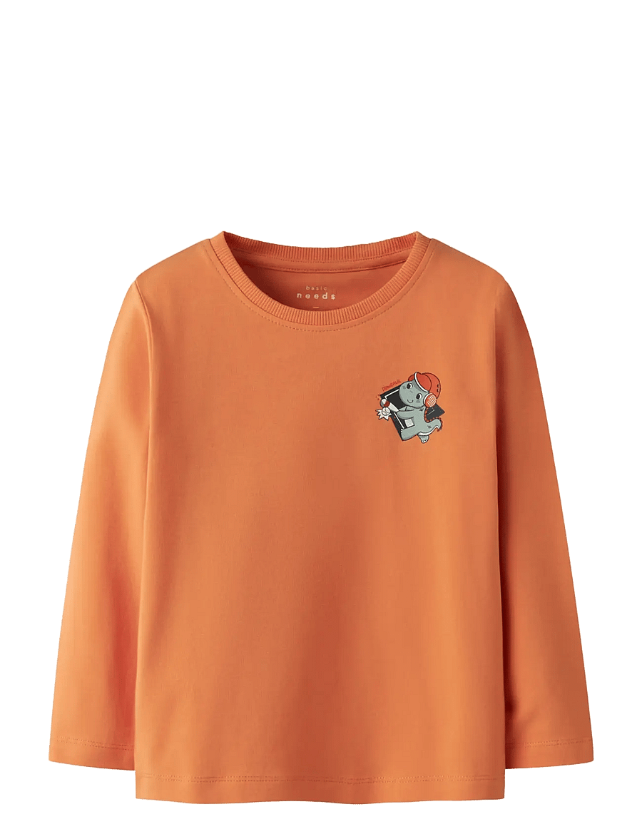 name it - NMMVUX LS TOP - langærmede t-shirts - dusty orange - 1