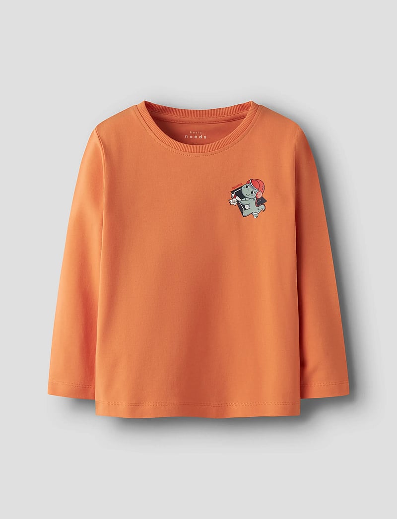 name it - NMMVUX LS TOP - langærmede t-shirts - dusty orange - 0