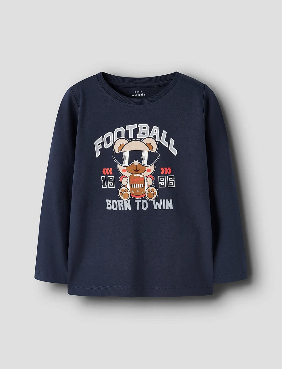 name it - NMMVUX LS TOP - langærmede t-shirts - navy blazer - 0
