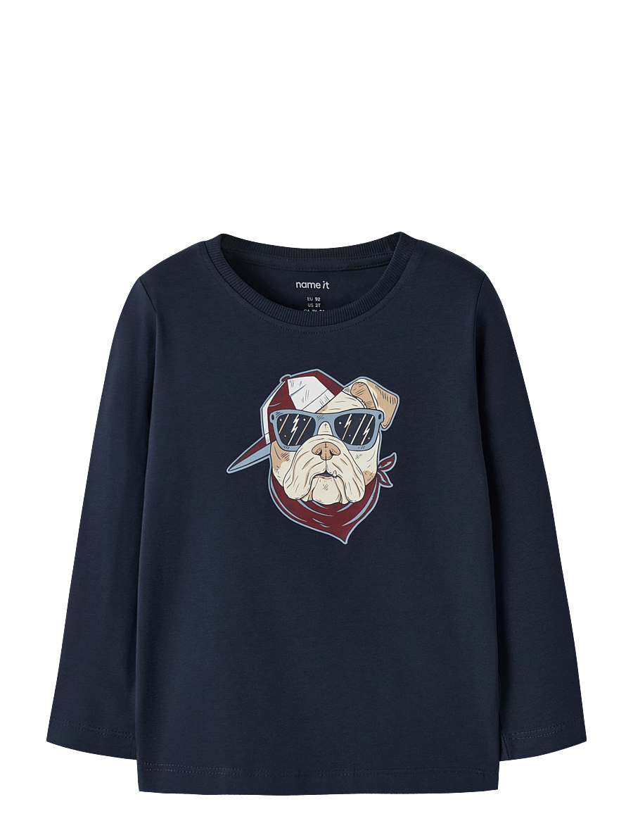 name it - NMMVUX LS TOP - langärmelig - navy blazer - 0