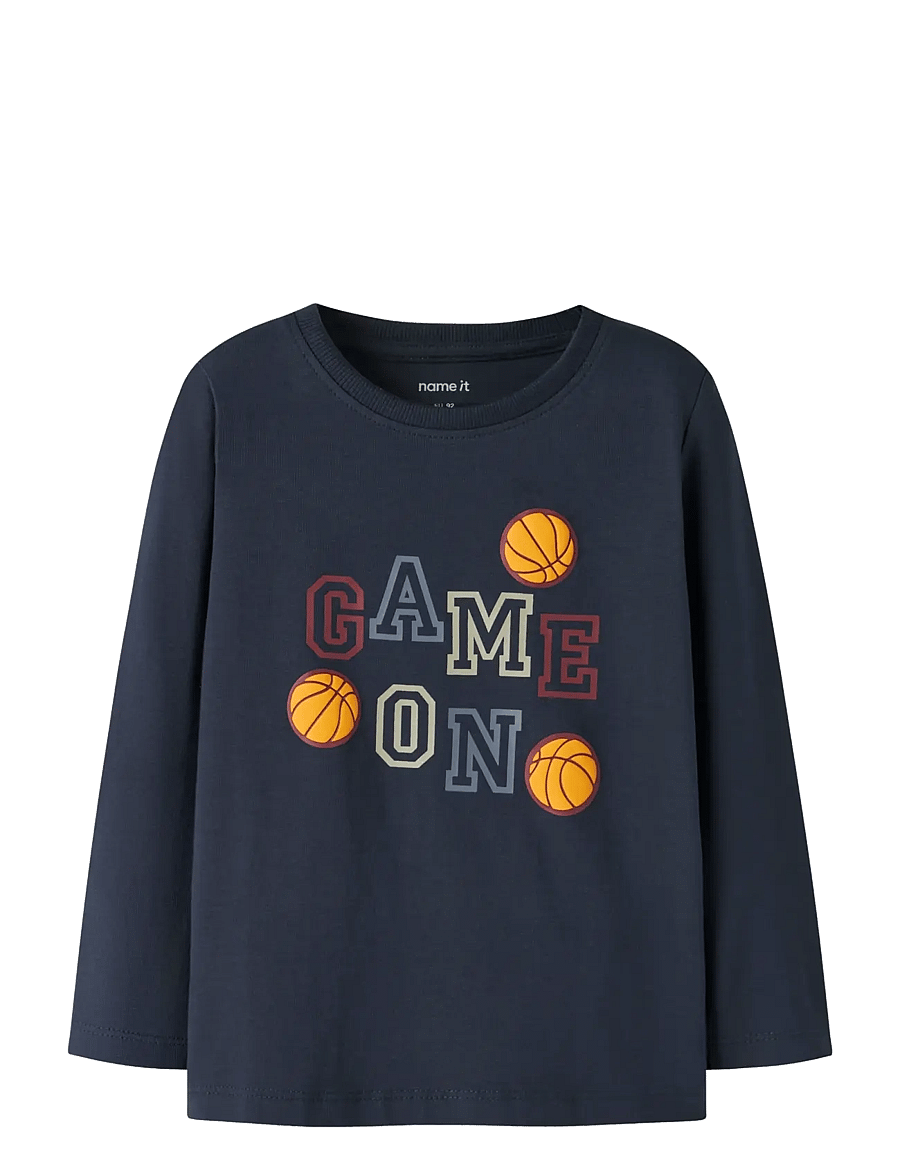 name it - NMMVUX LS TOP - t-shirts à manches longues - navy blazer - 1