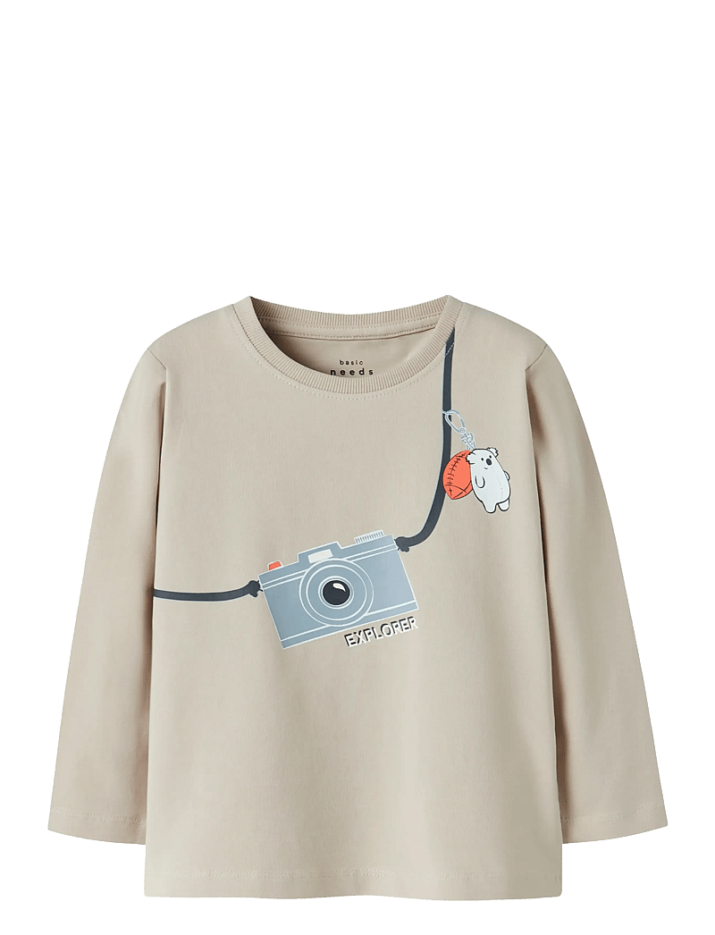 name it - NMMVUX LS TOP - långärmade t-shirts - peyote - 0