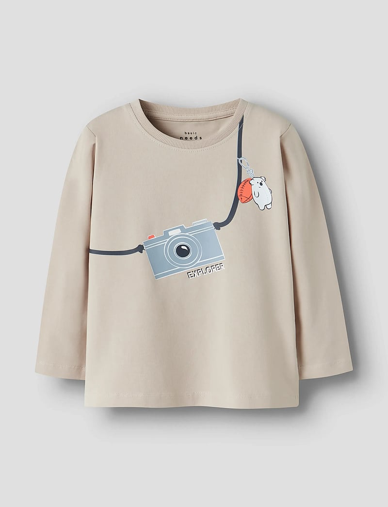 name it - NMMVUX LS TOP - langærmede t-shirts - peyote - 0