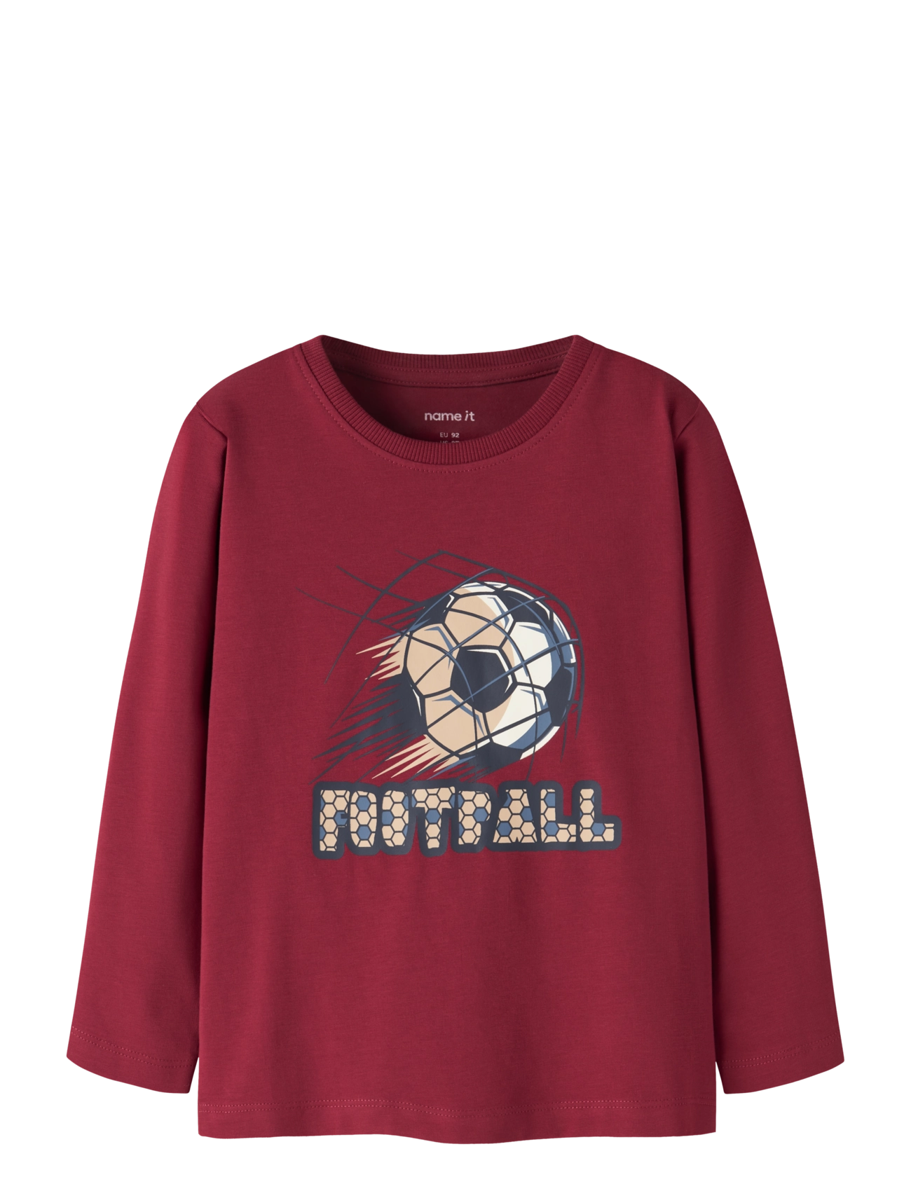 name it NMMVUX LS TOP - Name it - RUMBA RED / burgundy