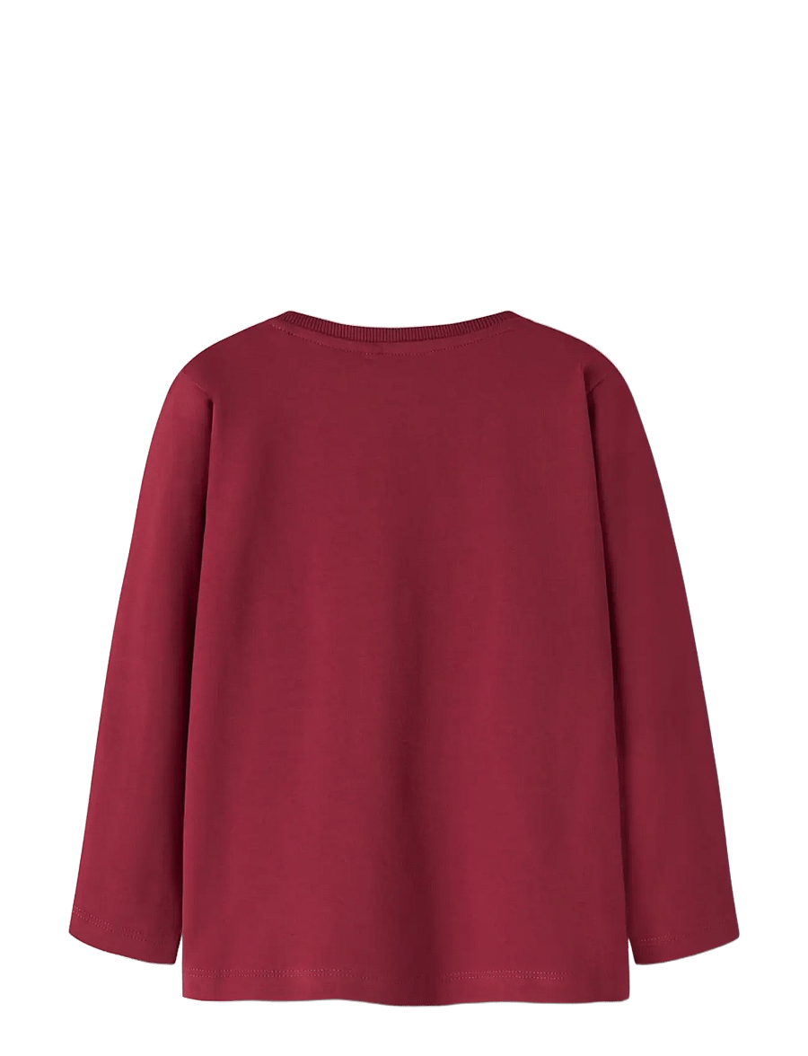 name it - NMMVUX LS TOP - langärmelig - rumba red - 1