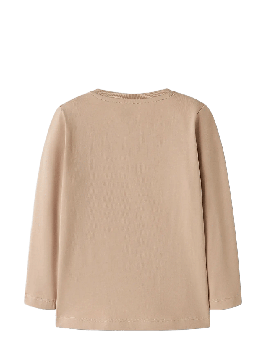 name it - NMMVUX LS TOP - langärmelig - sesame - 1