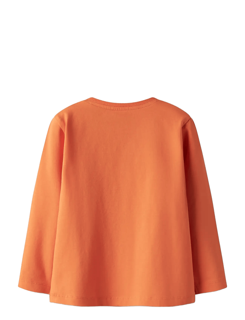 name it - NMMVUX LS TOP - pikkade varrukatega t-särgid - vermillion orange - 2