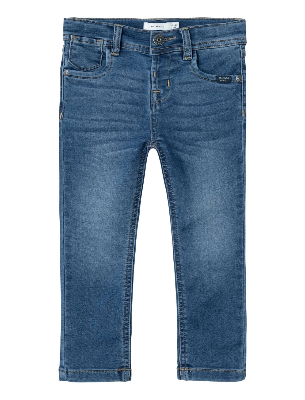 name it NMMSILAS SLIM SWE JEANS 8001-TH NOOS - Teksad - DARK BLUE DENIM / navy