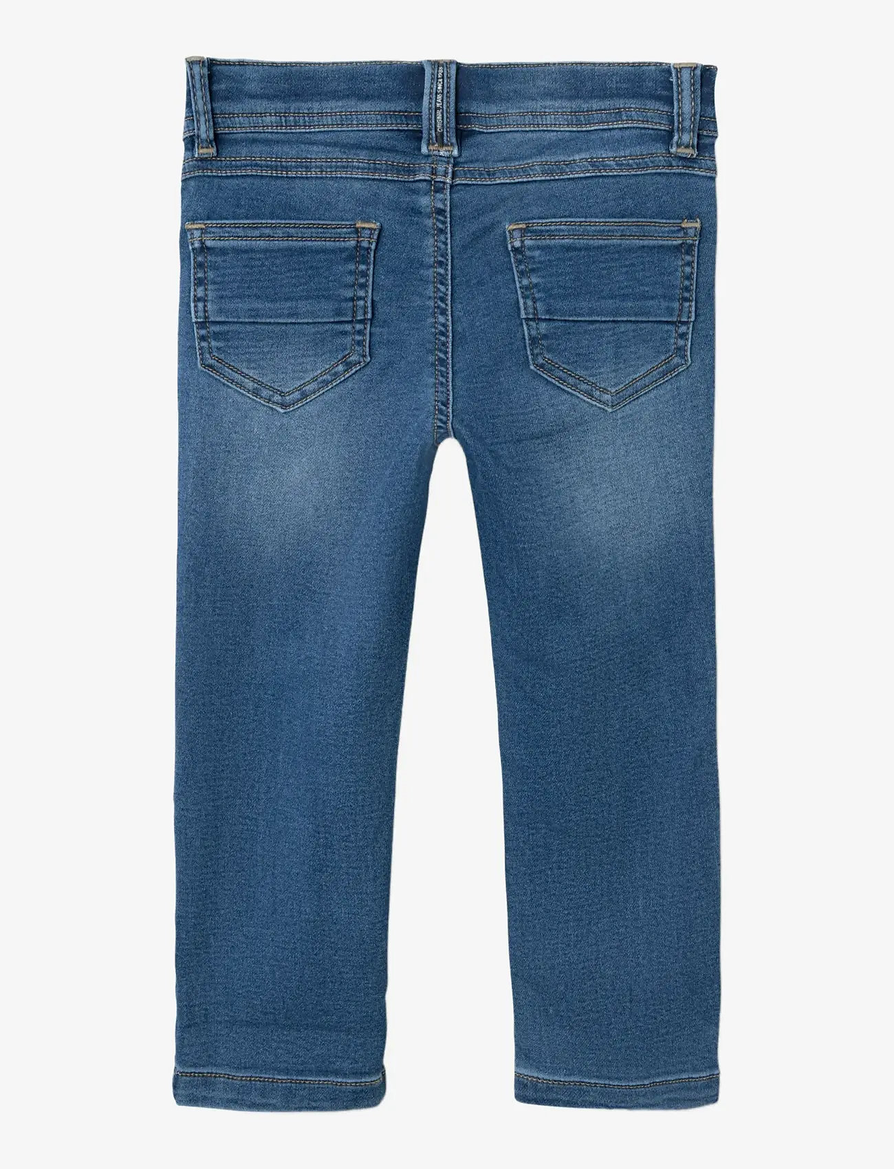 name it - NMMSILAS SLIM SWE JEANS 8001-TH NOOS - liibuvad teksad - dark blue denim - 1