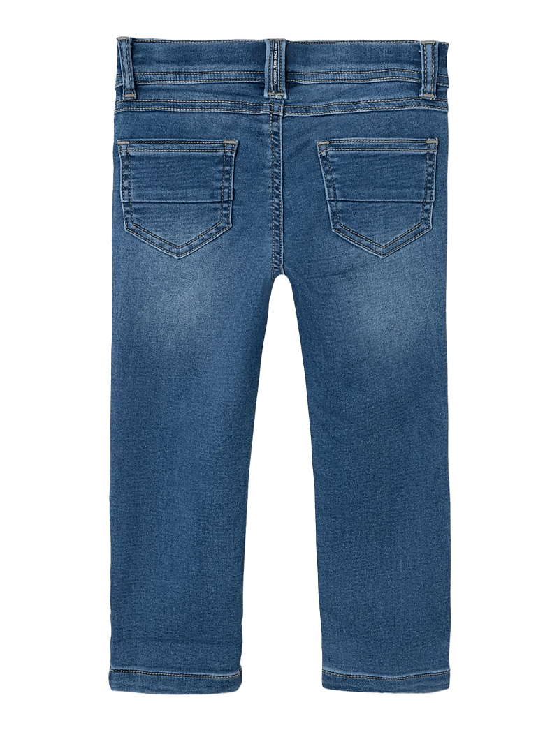 name it - NMMSILAS SLIM SWE JEANS 8001-TH NOOS - liibuvad teksad - dark blue denim - 1