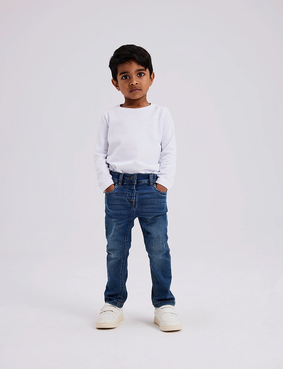 name it - NMMSILAS SLIM SWE JEANS 8001-TH NOOS - skinny jeans - dark blue denim - 2