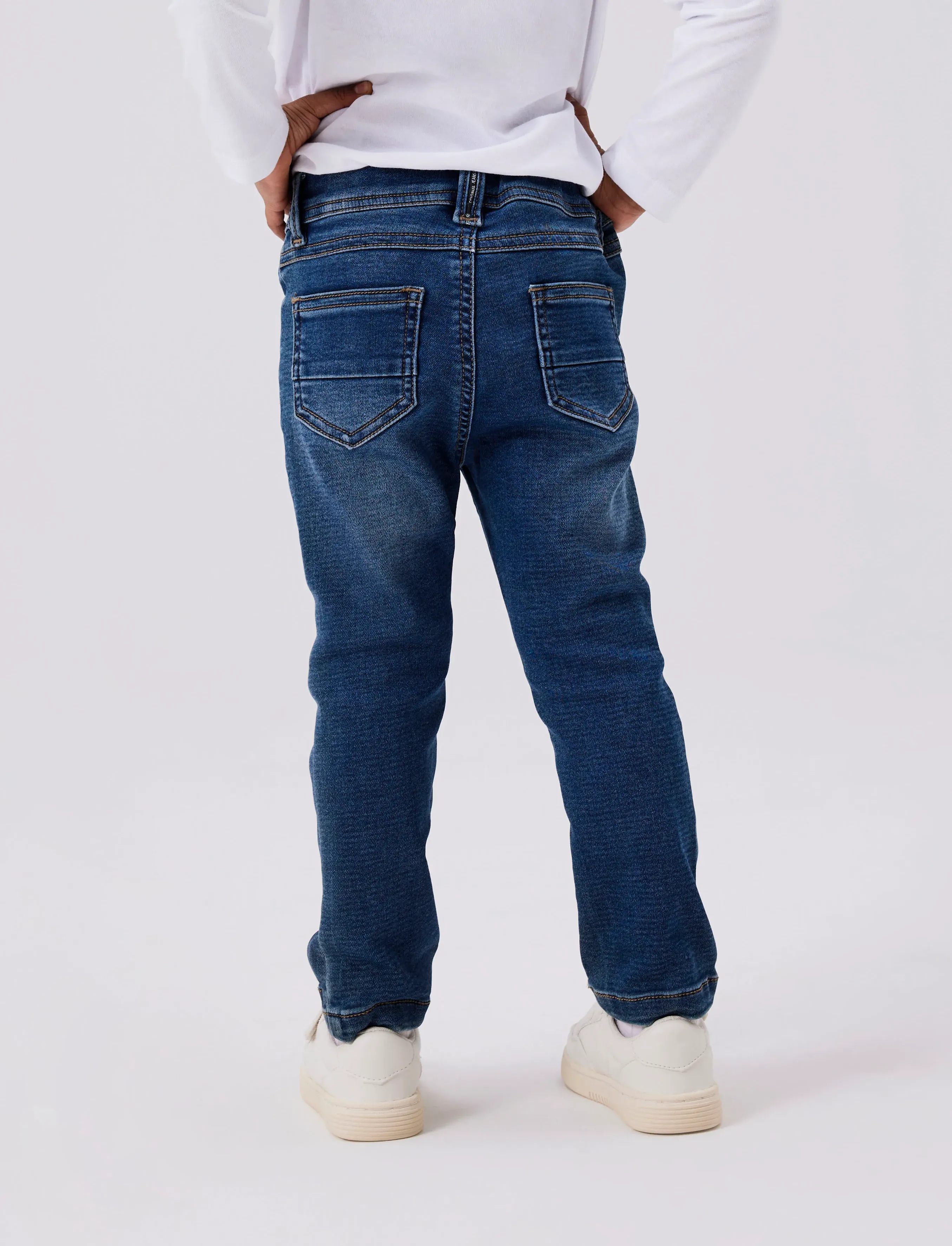 name it - NMMSILAS SLIM SWE JEANS 8001-TH NOOS - jeans - dark blue denim - 3
