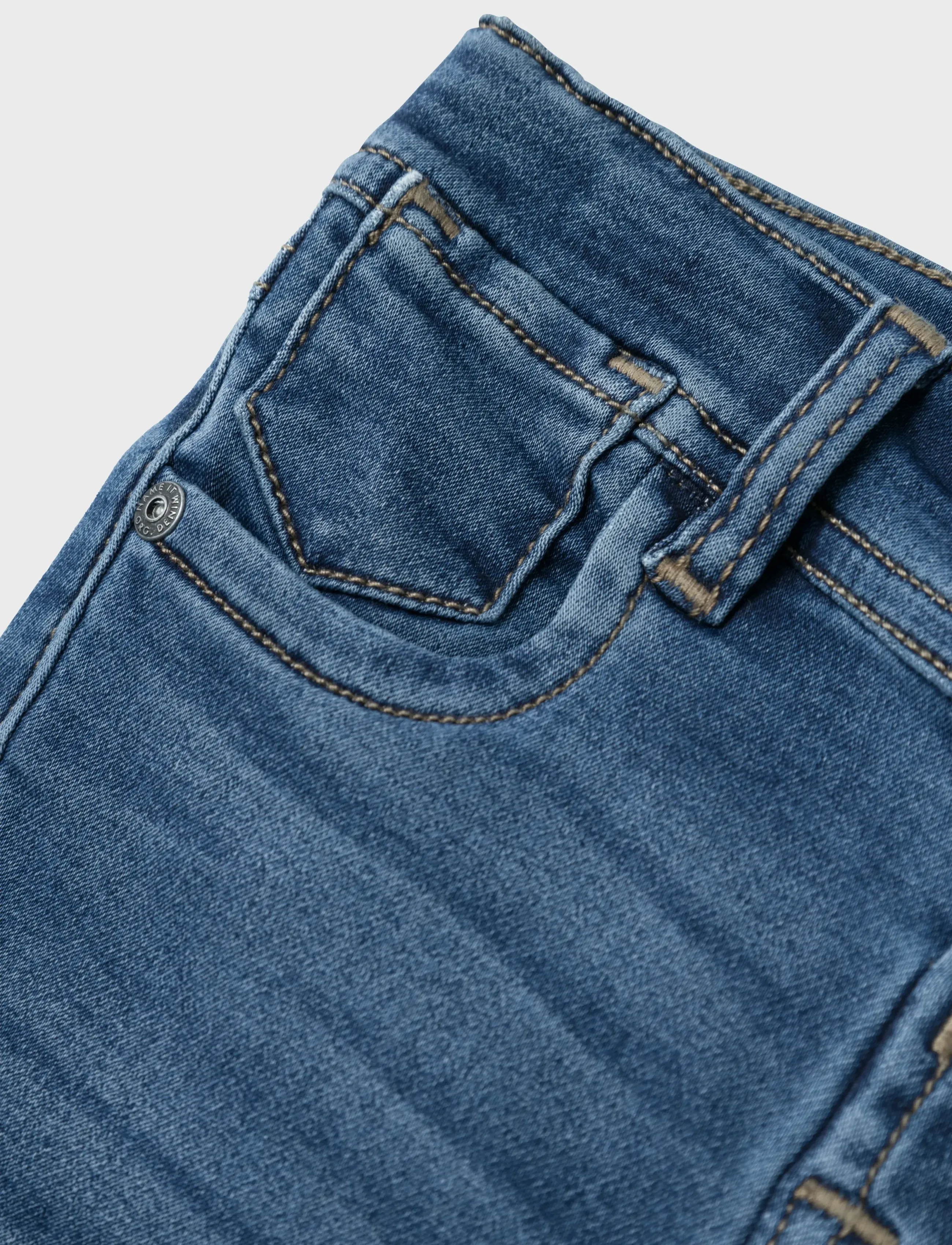 name it - NMMSILAS SLIM SWE JEANS 8001-TH NOOS - skinny jeans - dark blue denim - 4