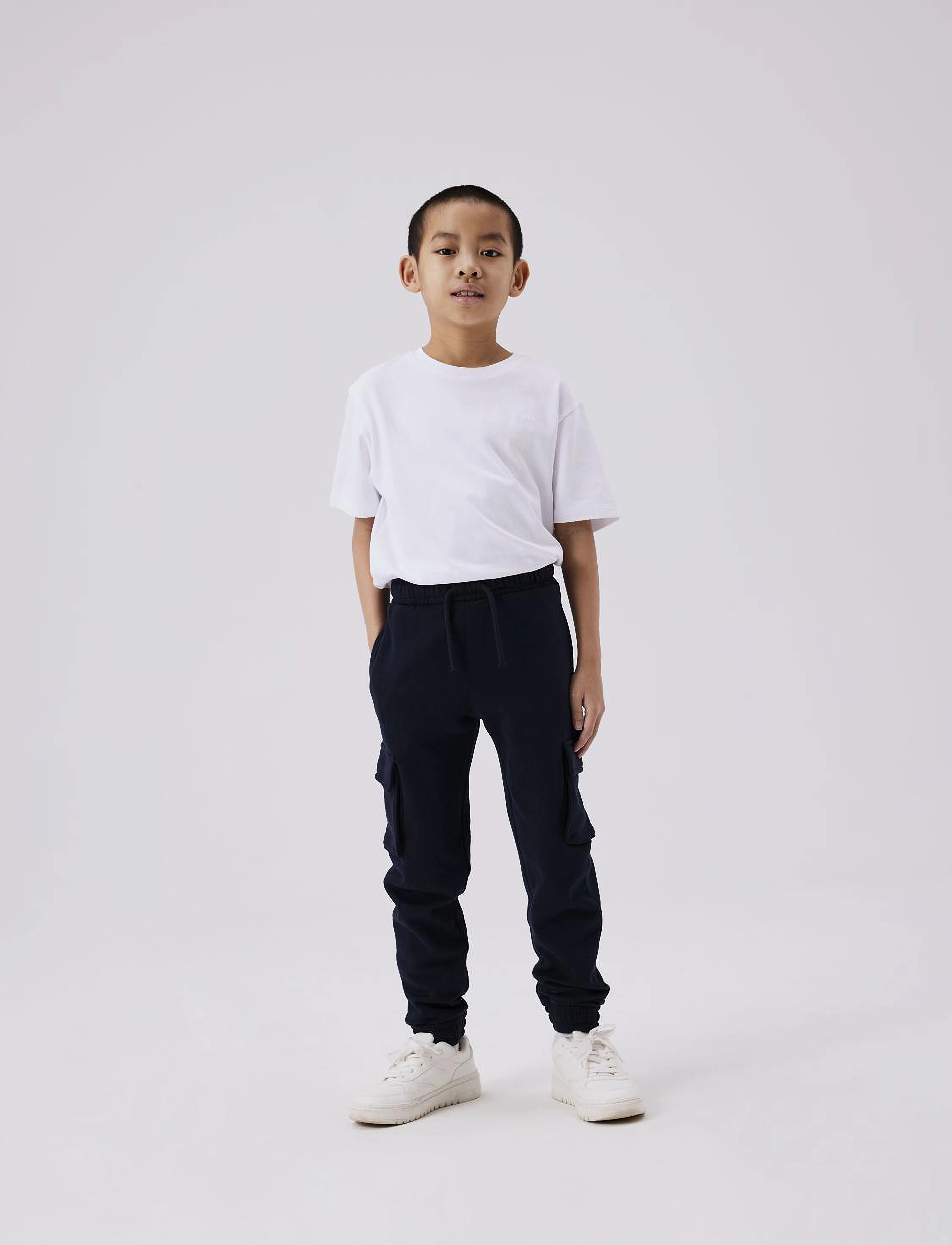 name it Nkmollie Cargo Pant Bru Noos, 164, Unterteile, Marineblau - Sweatpants, Kinder