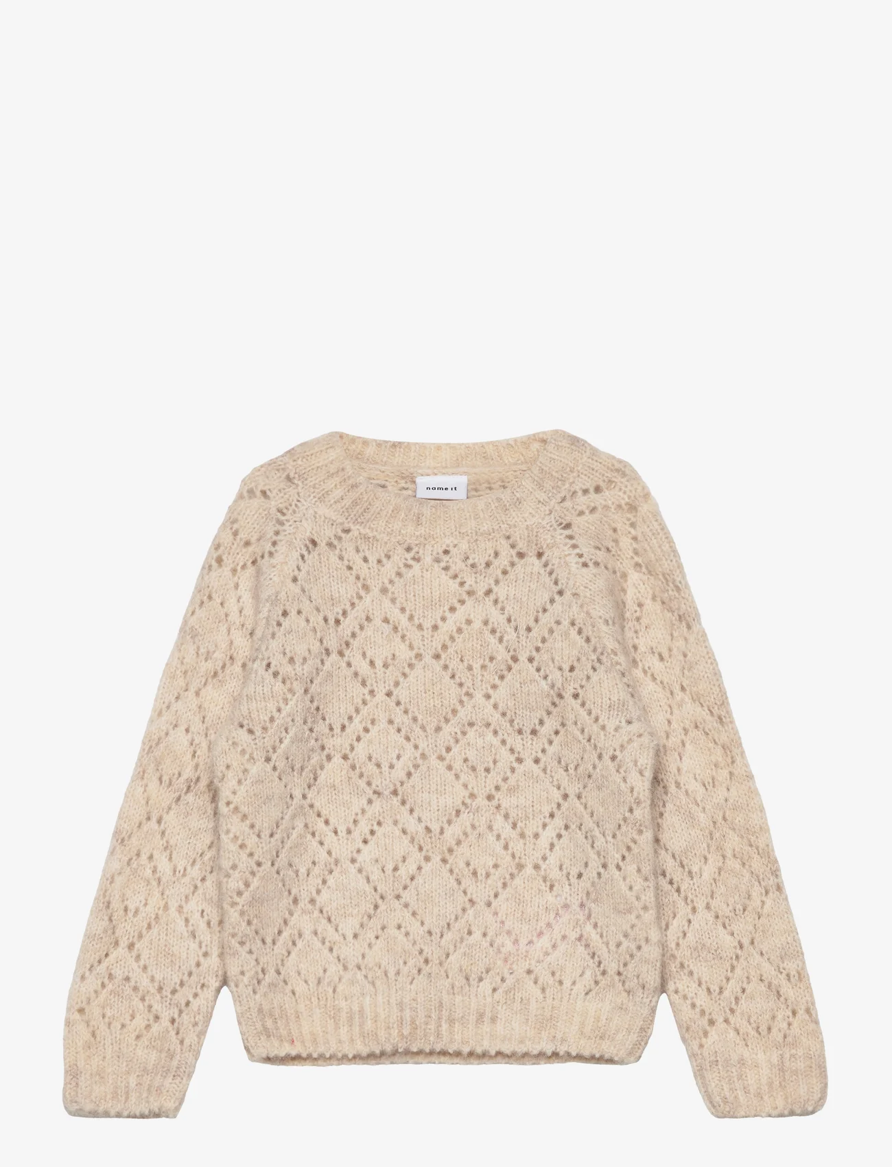 name it - NMFTASSIE LS KNIT - neulepuserot - pure cashmere - 0