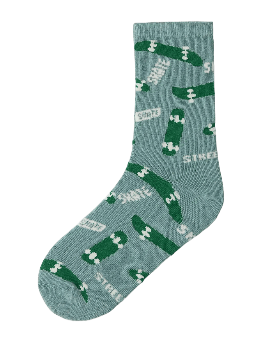 name it - NKMVAKS 5P SOCK - sokid - peat - 2