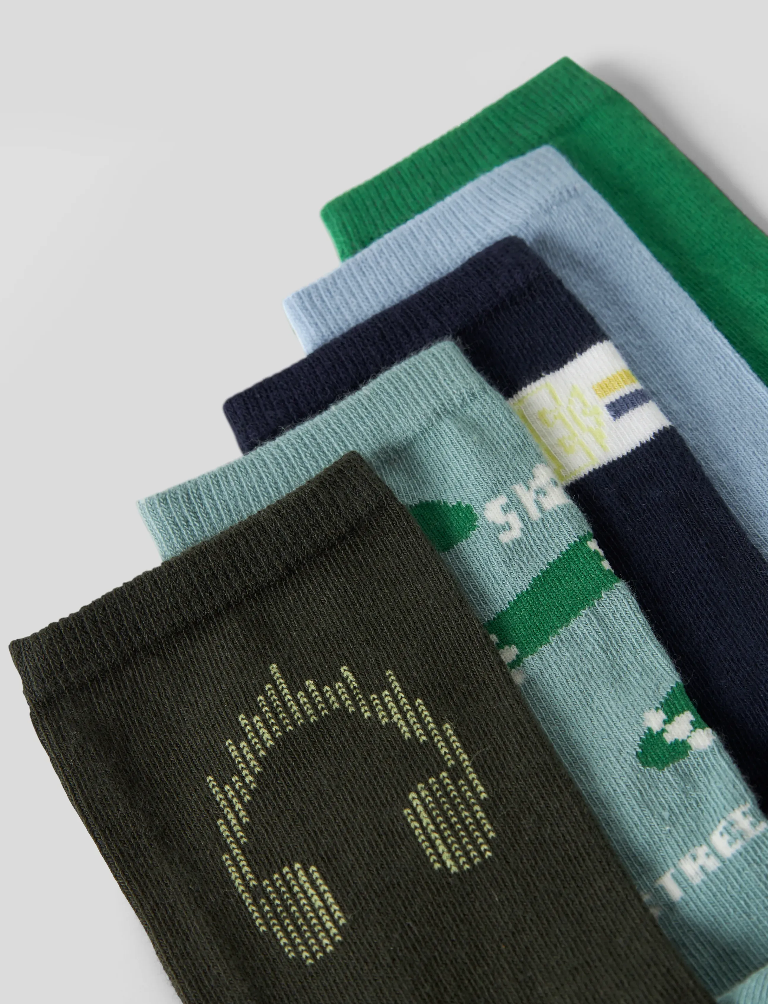 name it - NKMVAKS 5P SOCK - sokid - peat - 4