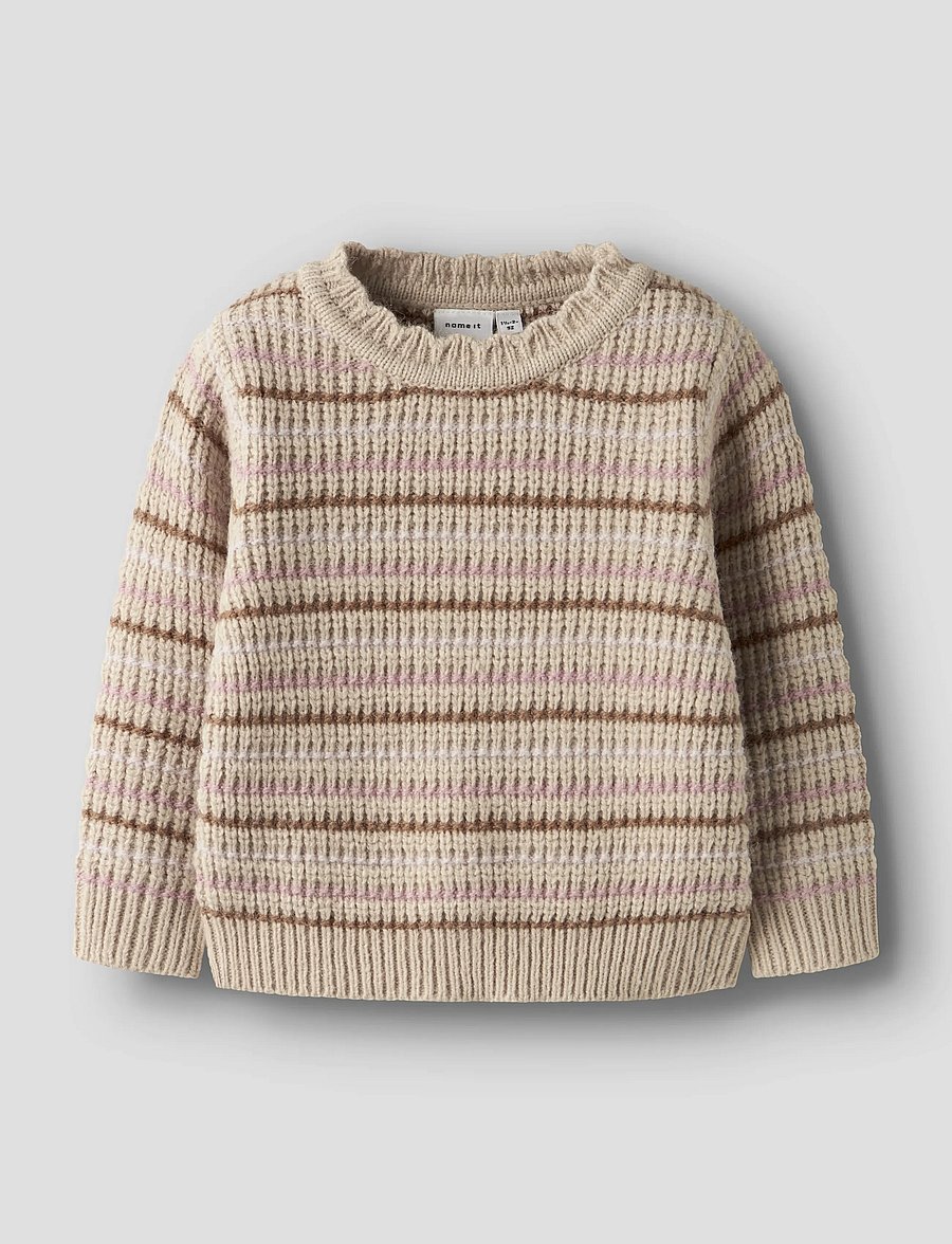 name it - NMFBARILLE LS KNIT - pullover - peyote - 0