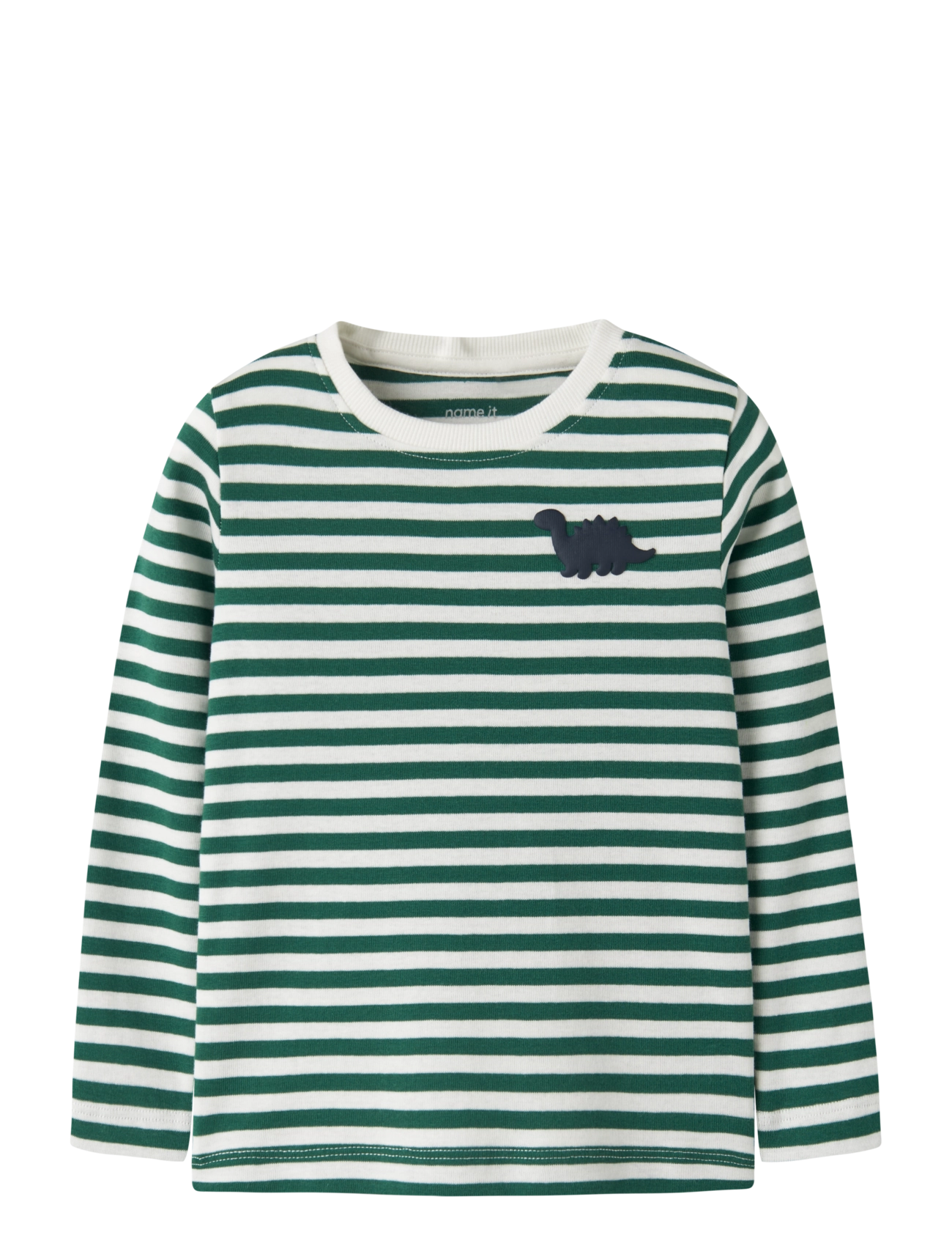 name it NMMVILLY LS SLIM TOP NOOS - Langärmelig - CLOUD DANCER / green