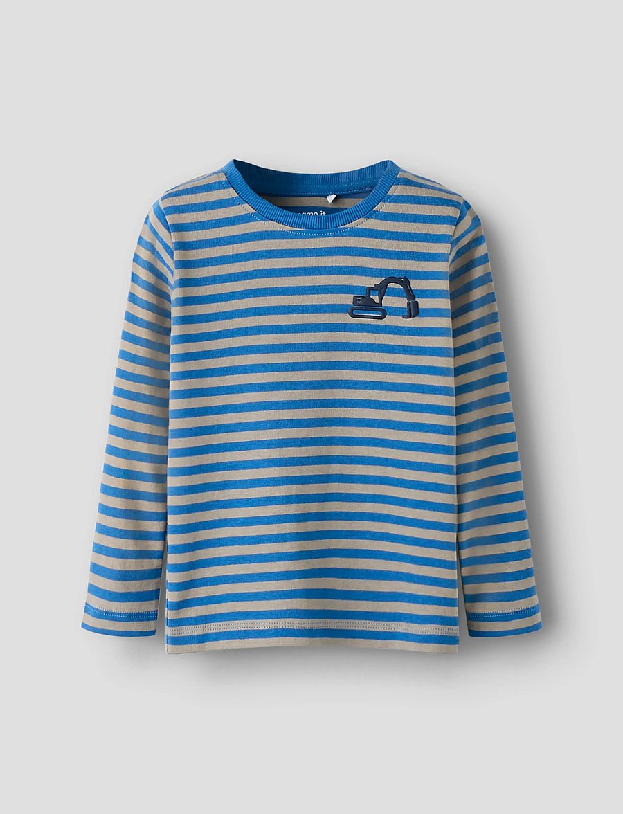 name it - NMMVILLY LS SLIM TOP NOOS - langærmede t-shirts - delft - 0