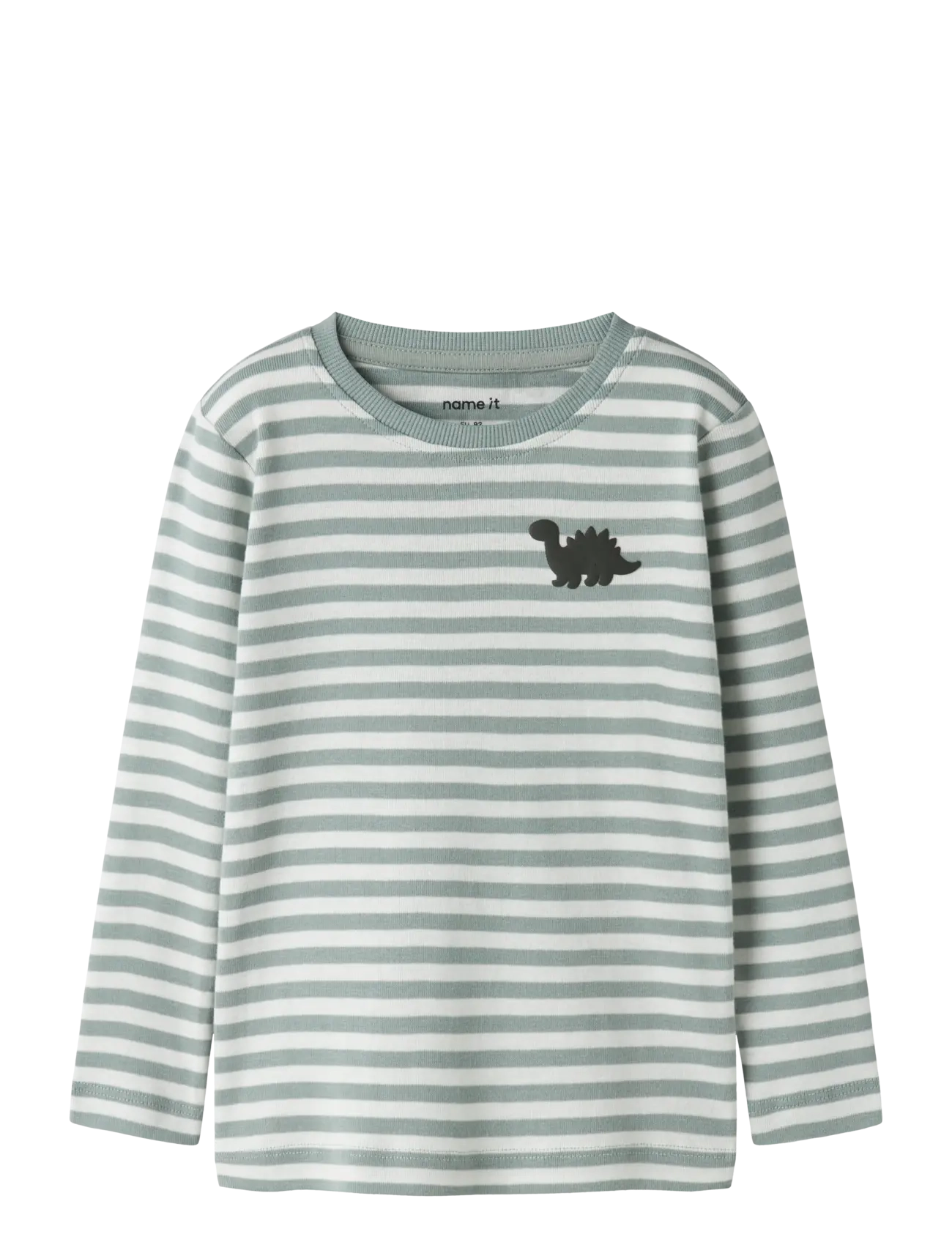 name it NMMVILLY LS SLIM TOP NOOS - Riided - GREEN MILIEU / multi