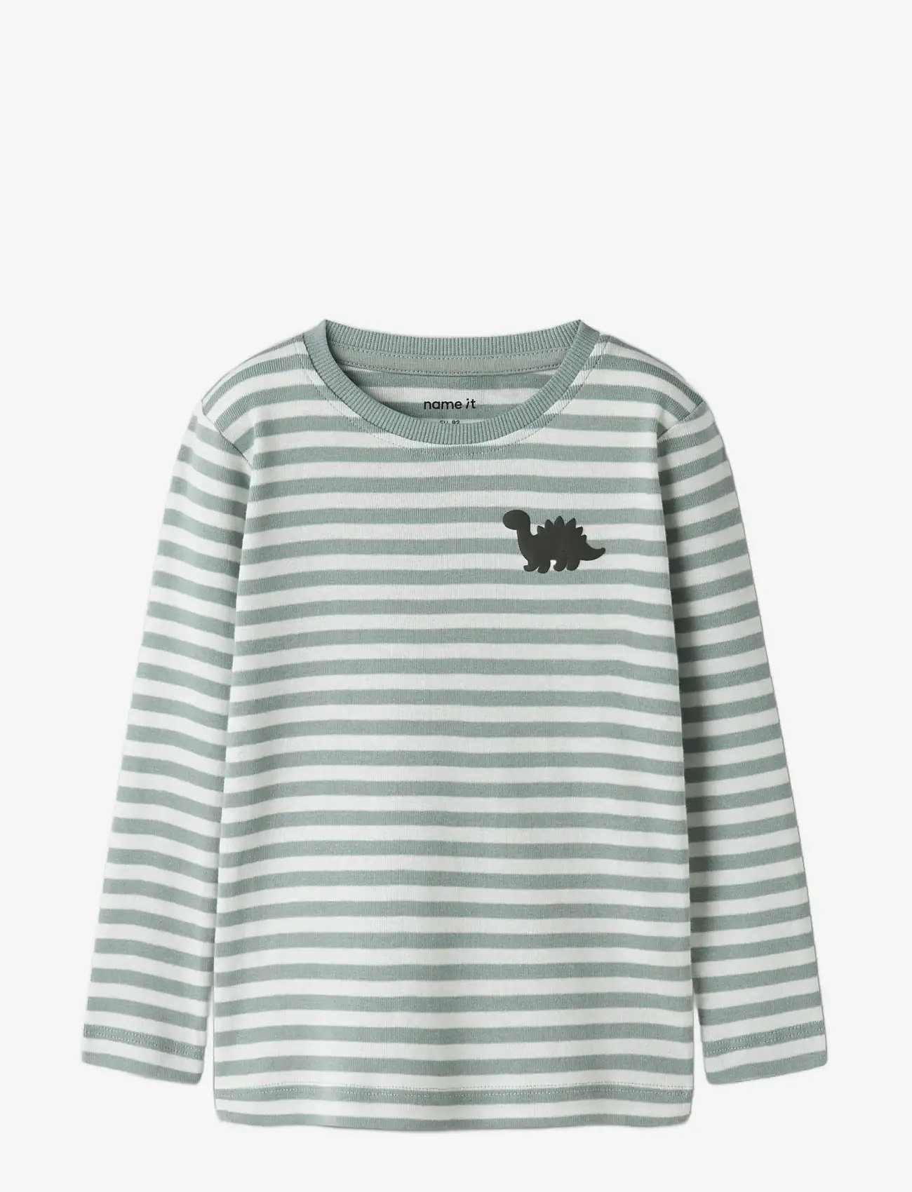 name it - NMMVILLY LS SLIM TOP NOOS - marškinėliai ilgomis rankovėmis - green milieu - 2