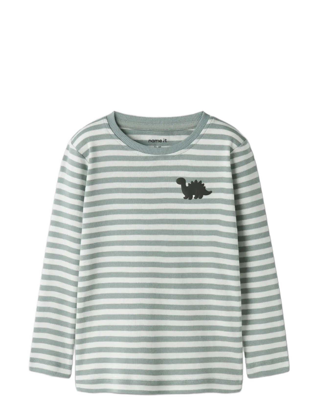 name it - NMMVILLY LS SLIM TOP NOOS - pitkähihaiset t-paidat - green milieu - 2