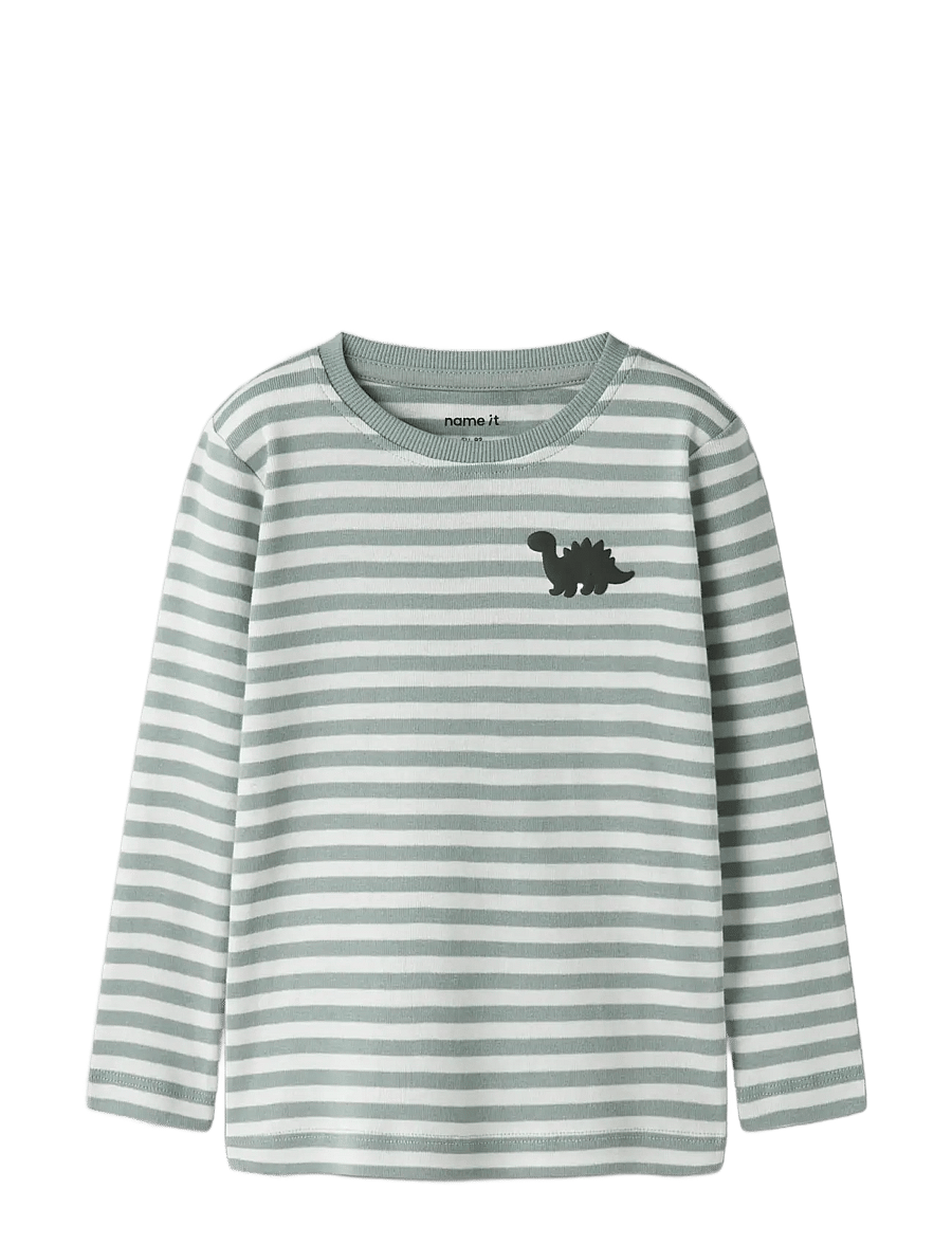 name it - NMMVILLY LS SLIM TOP NOOS - langärmelig - green milieu - 2
