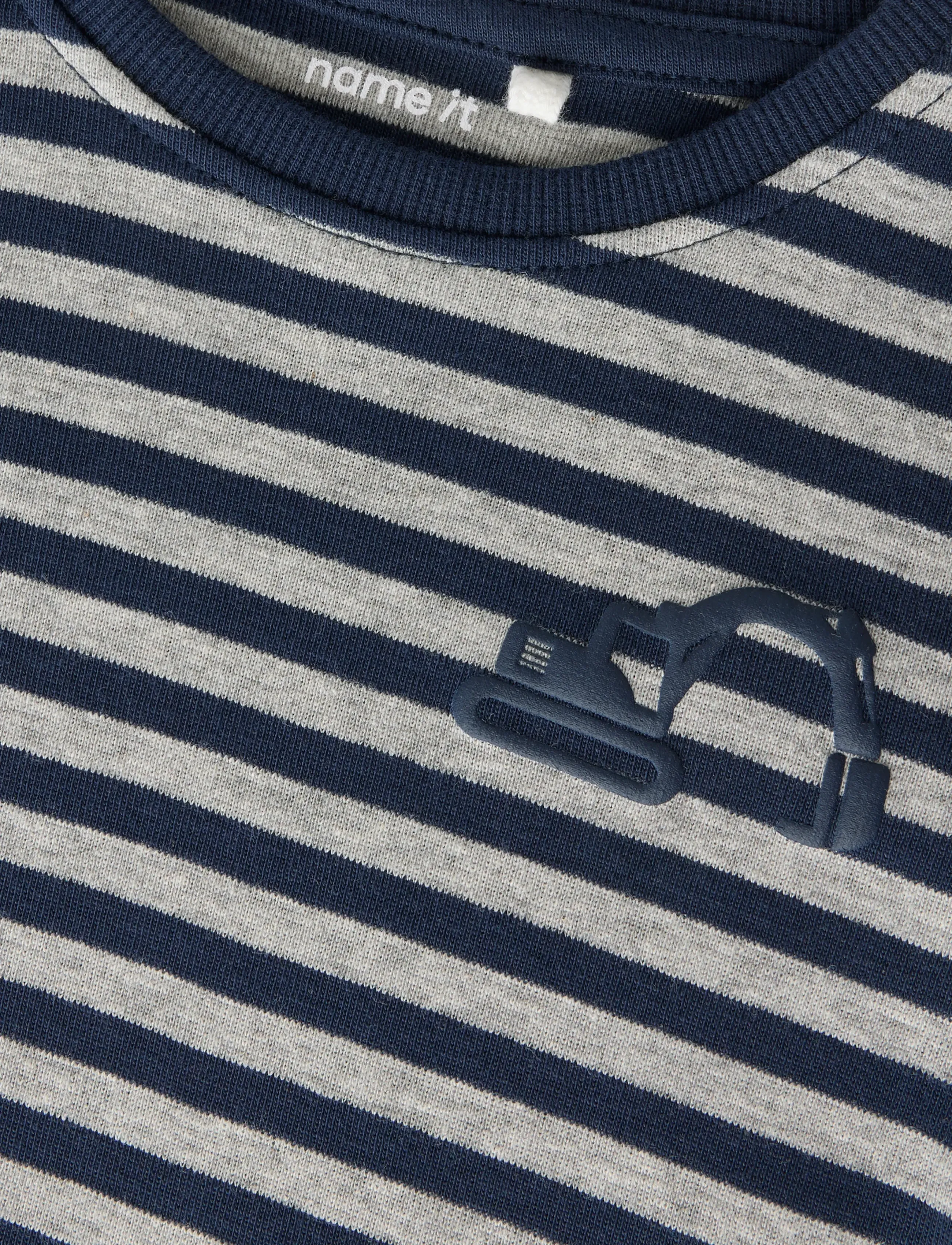 name it - NMMVILLY LS SLIM TOP NOOS - t-shirts - navy blazer - 3