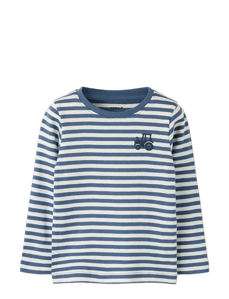name it - NMMVILLY LS SLIM TOP NOOS - langærmede t-shirts - vintage indigo - 2