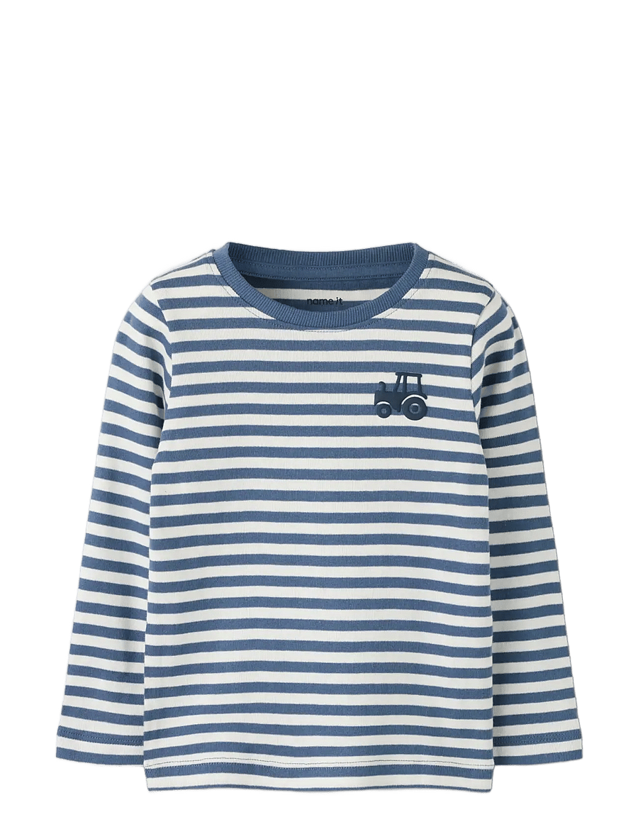 name it - NMMVILLY LS SLIM TOP NOOS - langærmede t-shirts - vintage indigo - 2