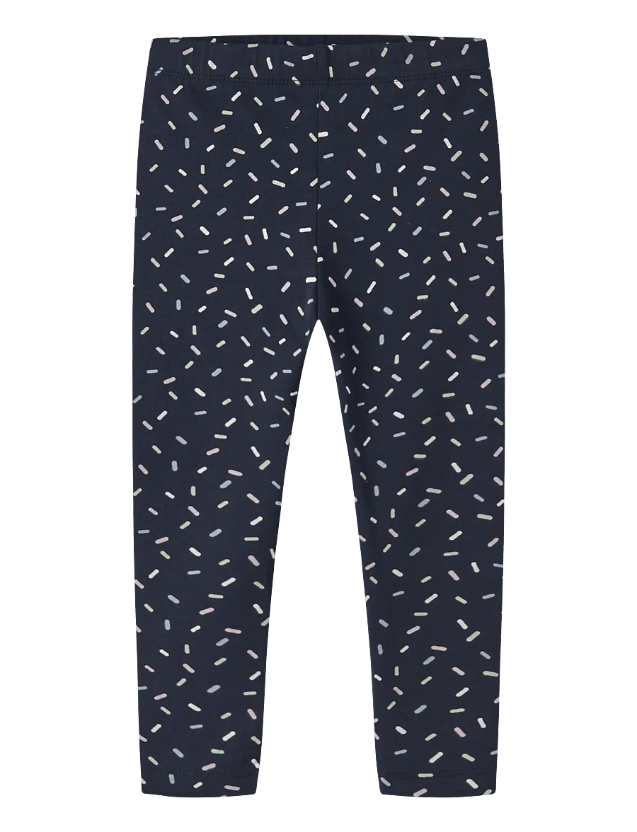 name it - NMFVIVIAN AOP LEGGING - leggings - navy blazer - 1