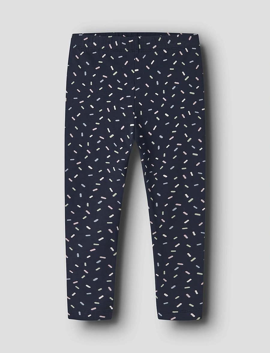 name it - NMFVIVIAN AOP LEGGING - leggings - navy blazer - 0