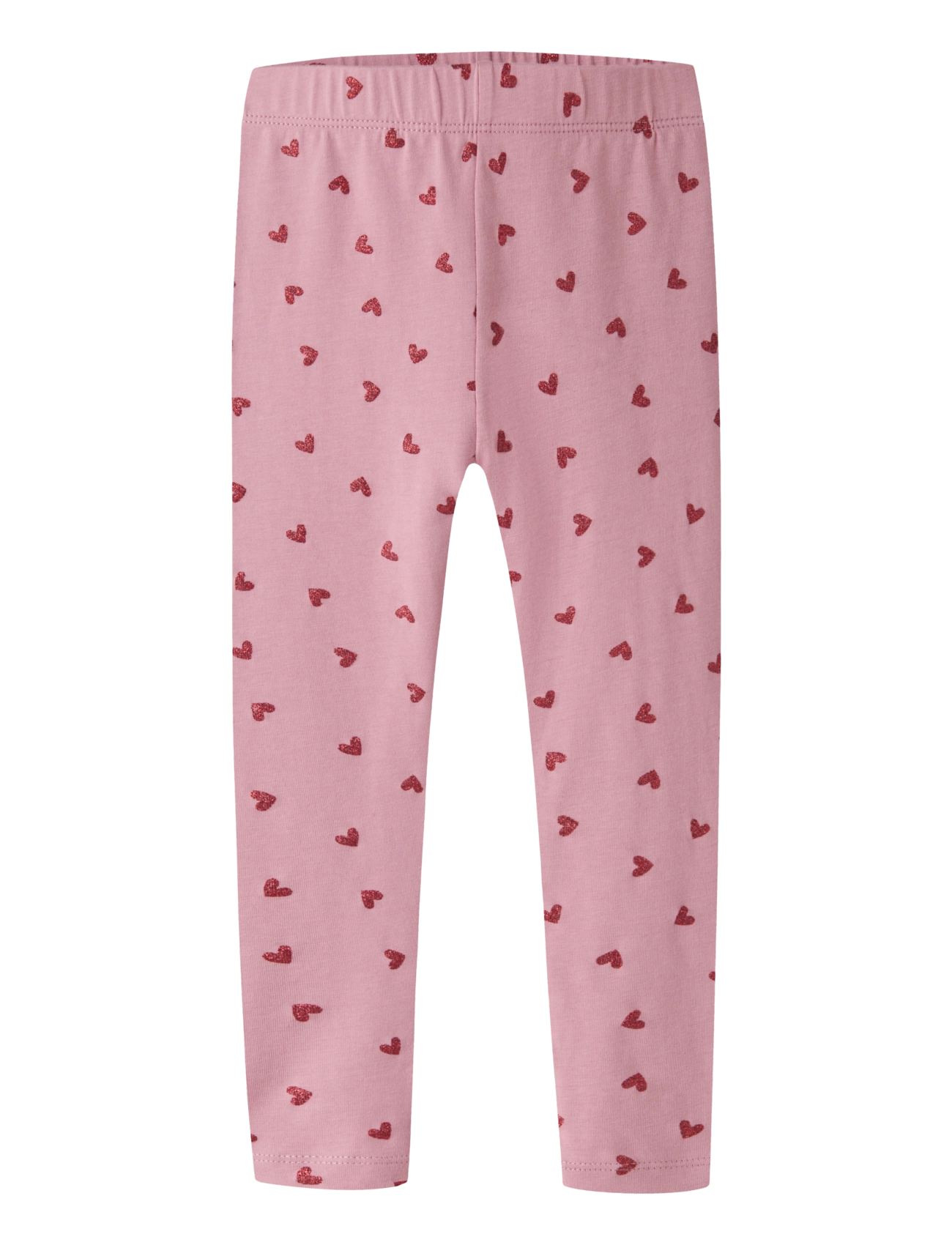 name it Nmfvivian Glitter Legging, 116, Pink, Underdele > Leggings, Dame