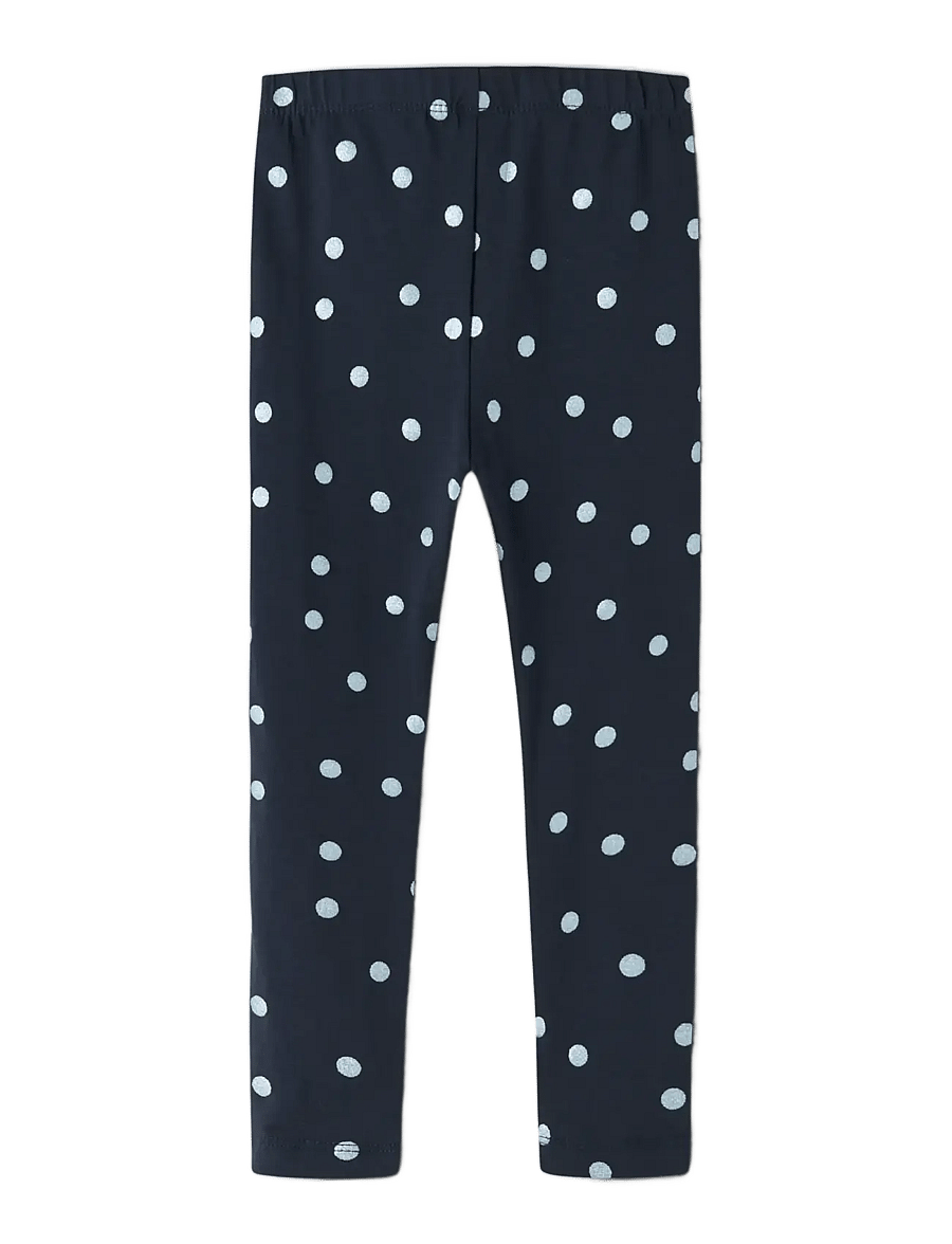 name it - NMFVIVIAN GLITTER LEGGING - retuusid - navy blazer - 2