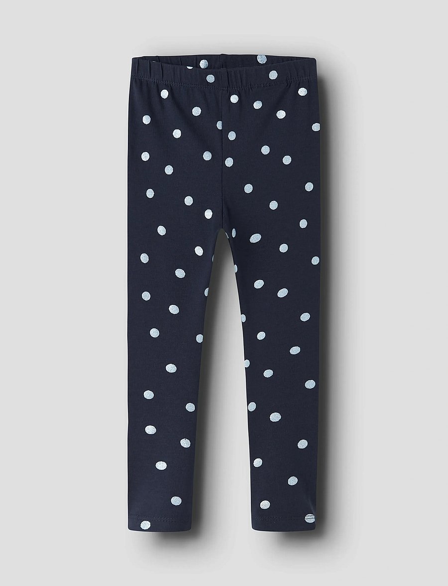 name it - NMFVIVIAN GLITTER LEGGING - retuusid - navy blazer - 0