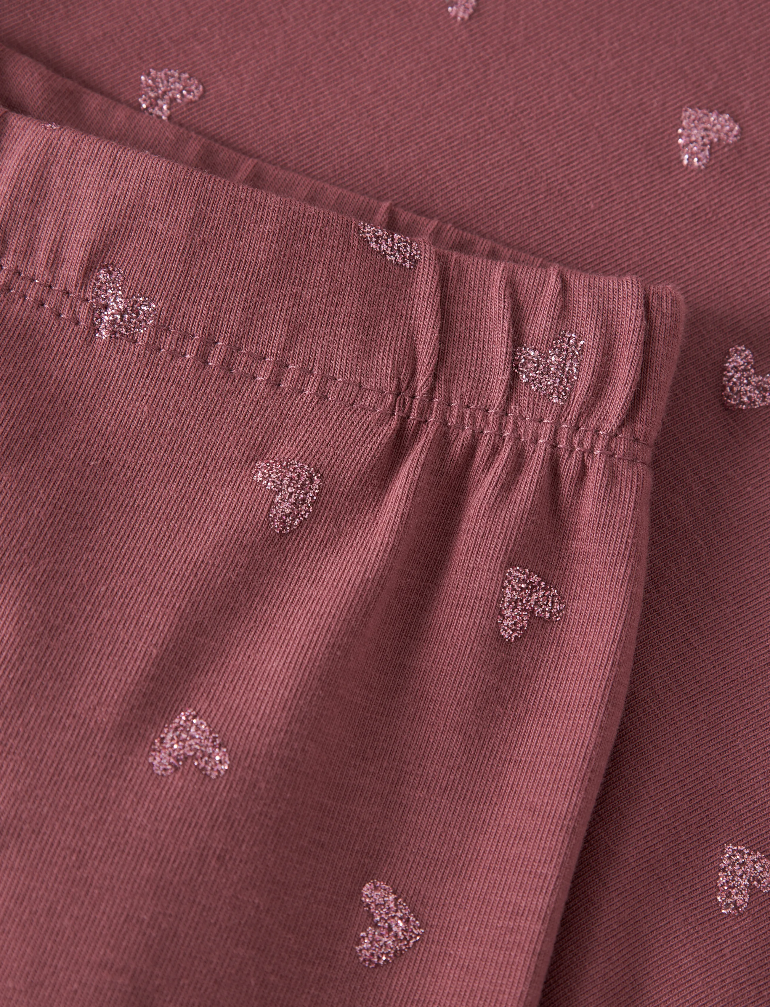 name it - NMFVIVIAN GLITTER LEGGING - leggings - wild ginger - 1