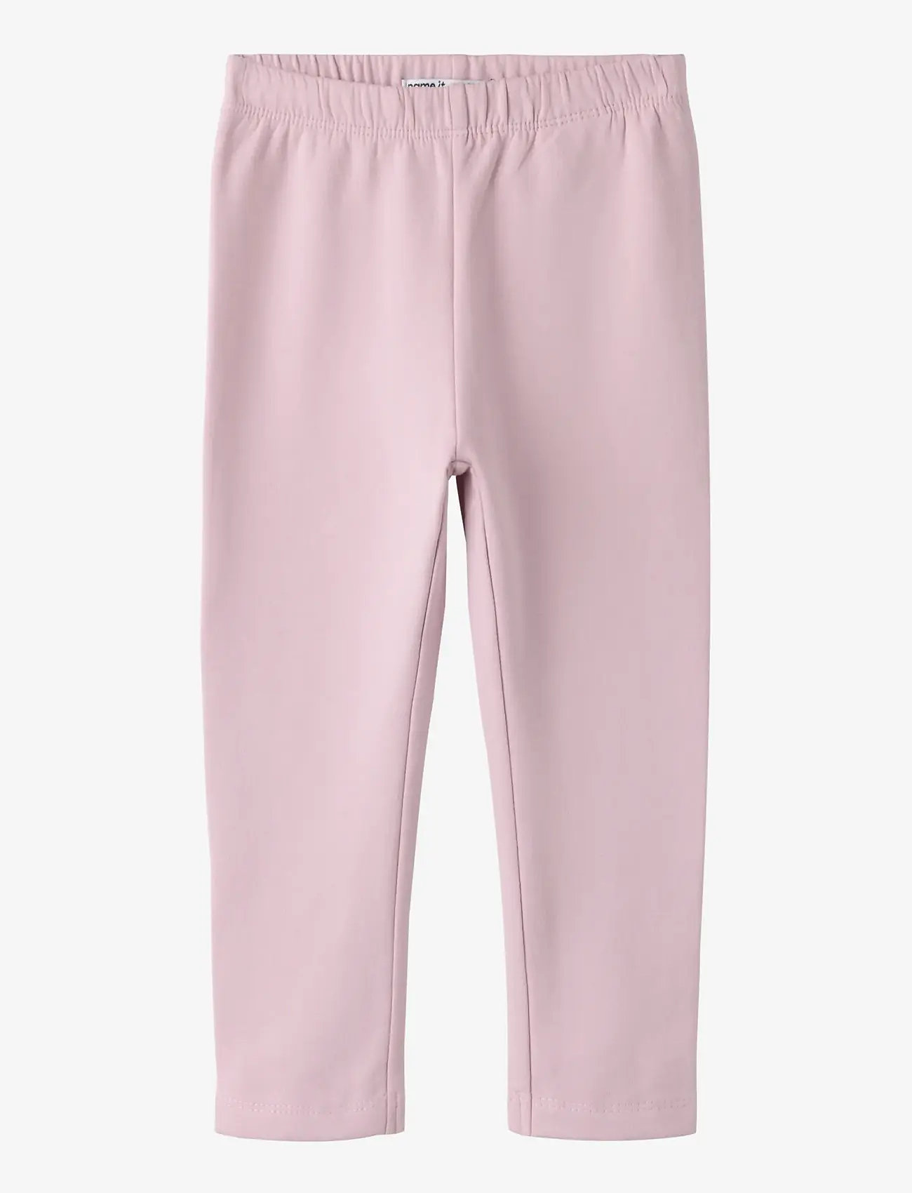 name it - NMFDAVINA SOLID SWE LEGGING BRU - retuusid - dawn pink - 0