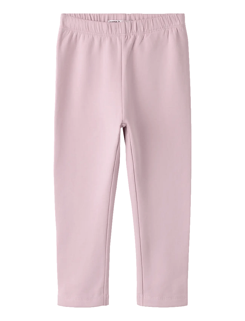 name it - NMFDAVINA SOLID SWE LEGGING BRU - legingi - dawn pink - 0