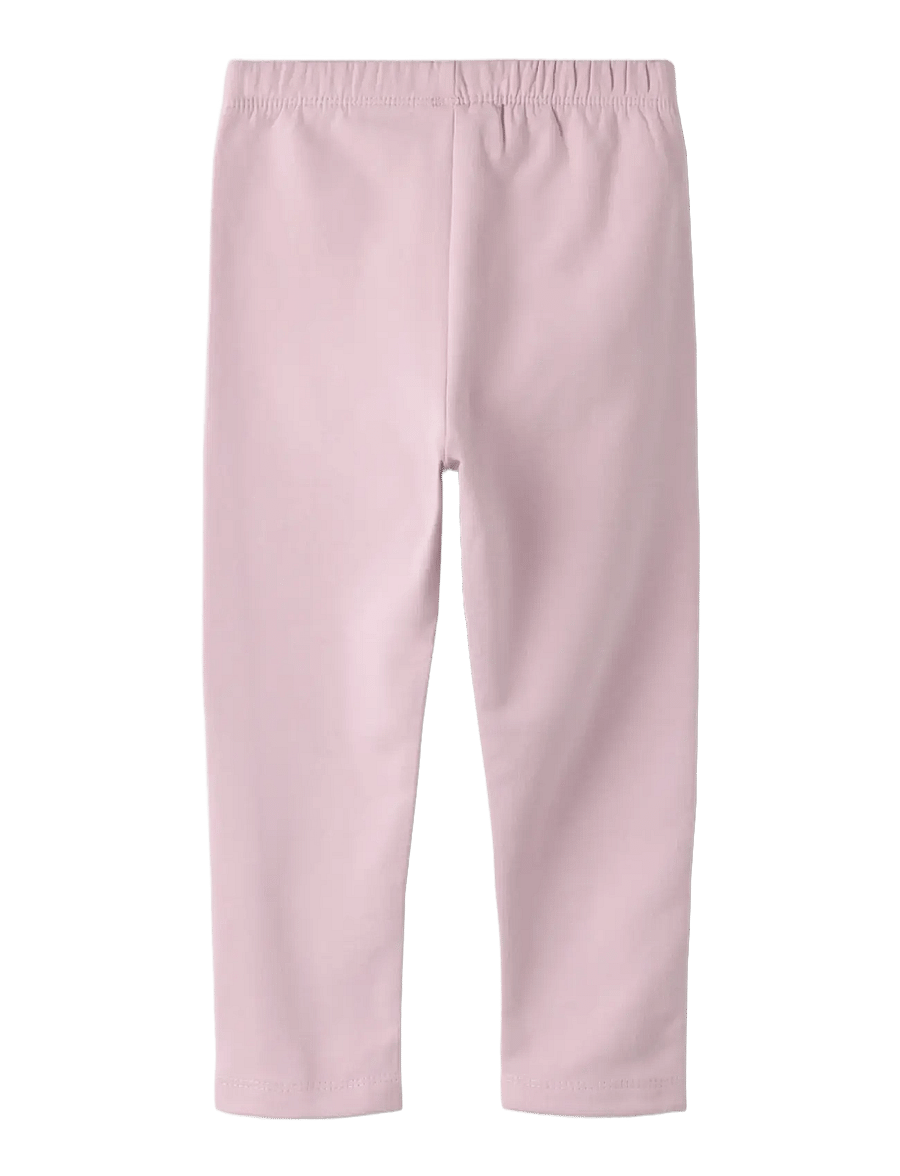 name it - NMFDAVINA SOLID SWE LEGGING BRU - leggings - dawn pink - 1