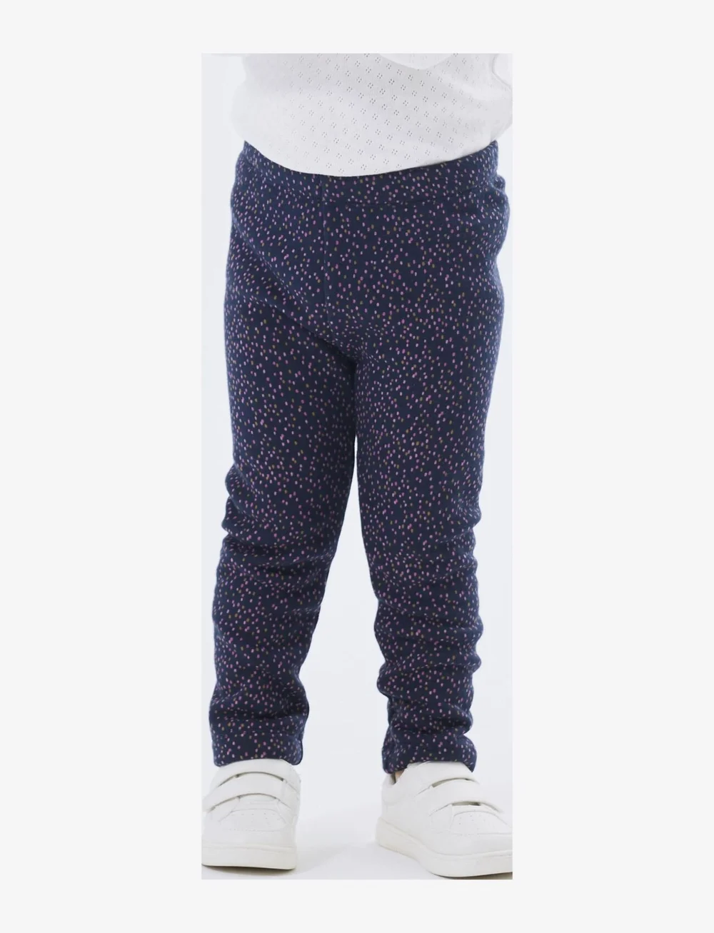 name it - NMFDAVINA SWEAT FLEECE LEGGING BRU NOOS - leggings - dark sapphire - 5