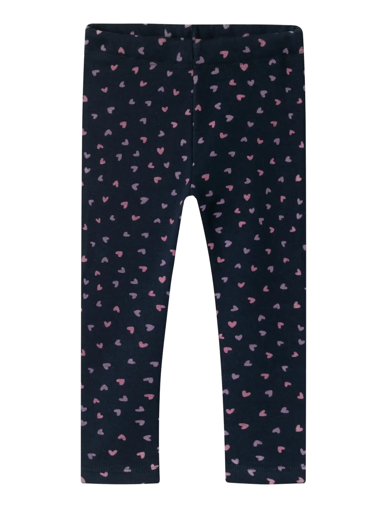 name it Nmfdavina Sweat Fleece Legging Bru Noos, Børn, Leopardprint Leggings, Navy, Str: 80