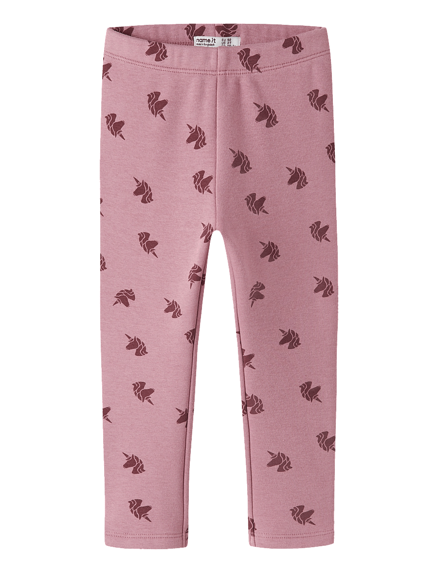 name it - NMFDAVINA SWEAT FLEECE LEGGING BRU NOOS - leggings - lilas - 0