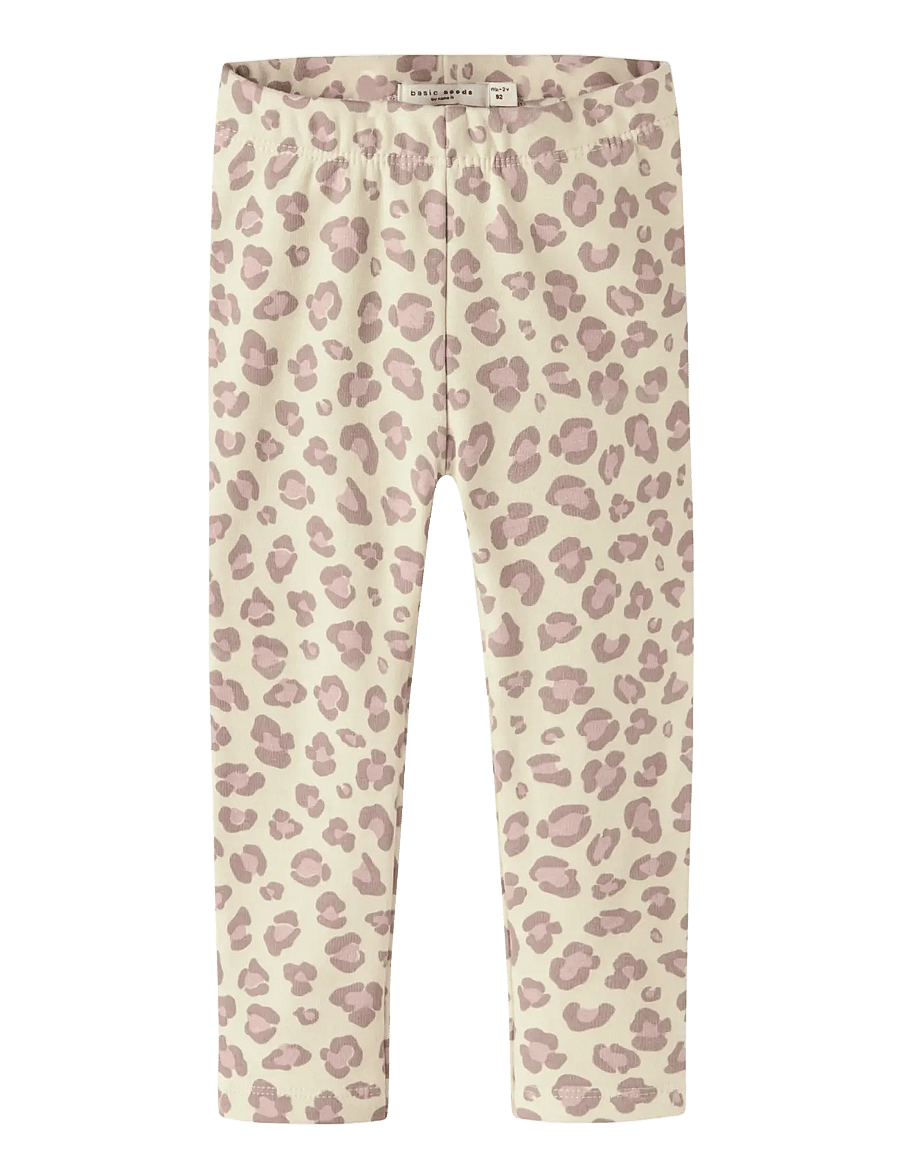 name it - NMFDAVINA SWEAT FLEECE LEGGING BRU NOOS - leggings - summer sand - 1