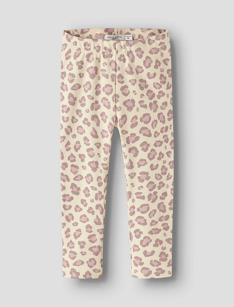 name it - NMFDAVINA SWEAT FLEECE LEGGING BRU NOOS - leggings - summer sand - 0