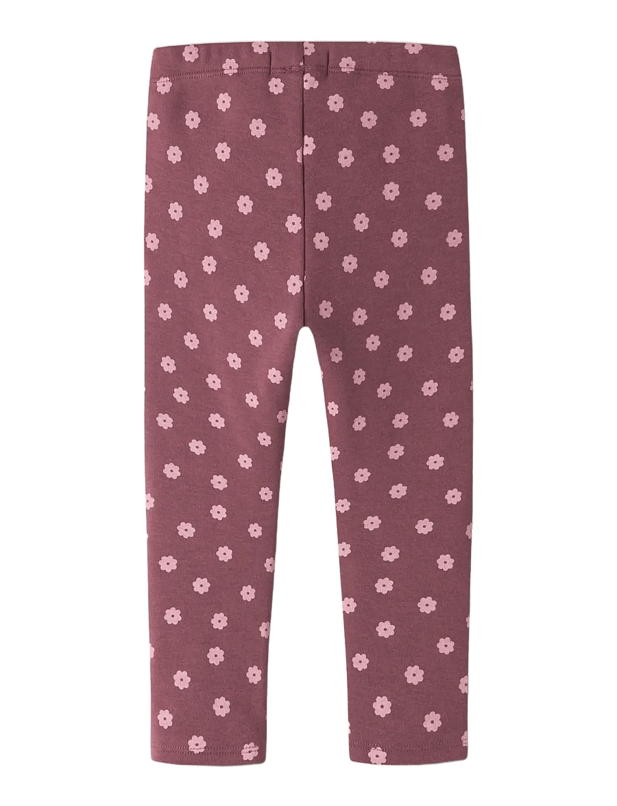 name it - NMFDAVINA SWEAT FLEECE LEGGING BRU NOOS - leggings - wild ginger - 1