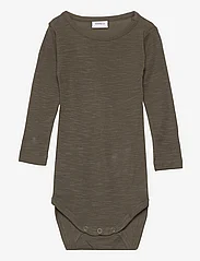 name it - NBMBORBAS R LS BODY - long-sleeved - dusty olive - 0